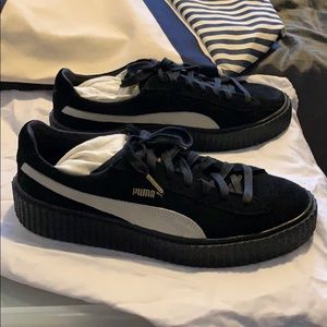 Fenty Puma by Rihanna - Black Suede Creepers